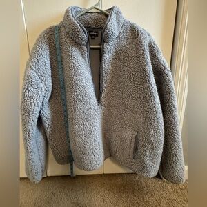 Summersalt The Cozy High Pile Fleece Half Zip Pullover Size Medium